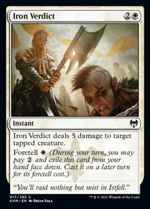 Iron Verdict (Kaldheim) Medium Play