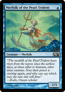 Merfolk of the Pearl Trident (Magic 2013 Core Set) Light Play