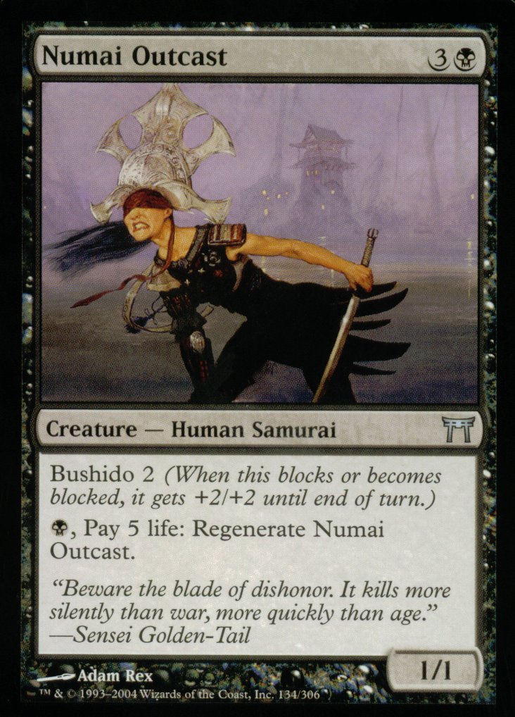 Numai Outcast (Champions of Kamigawa) Medium Play