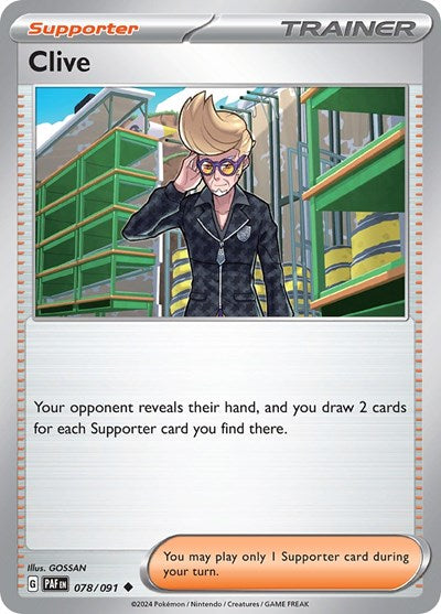 Clive (SV: Paldean Fates) Light Play
