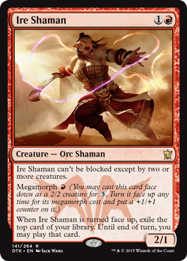 Ire Shaman (Dragons of Tarkir) Medium Play