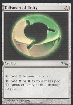 Talisman of Unity (Mirrodin) Light Play