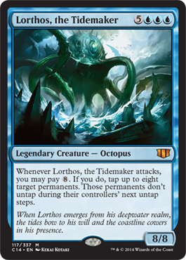 Lorthos, the Tidemaker (Commander 2014 Edition) Light Play