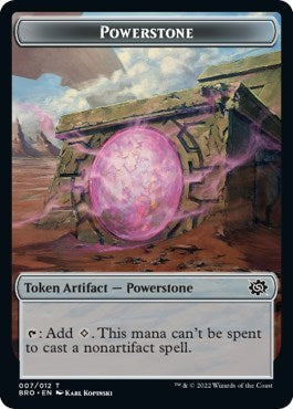 Powerstone Token (The Brothers' War) Light Play