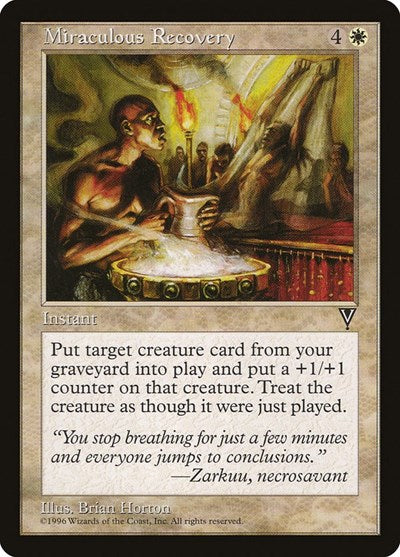 Miraculous Recovery (Visions) Light Play