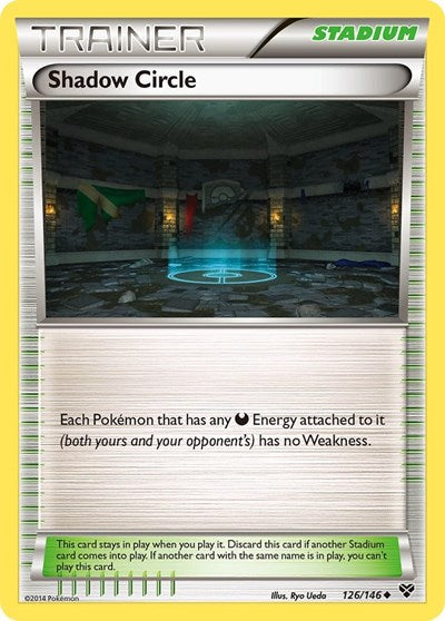 Shadow Circle (XY Base Set) Damaged / Poor