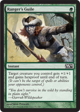 Ranger's Guile (Magic 2014 Core Set) Light Play