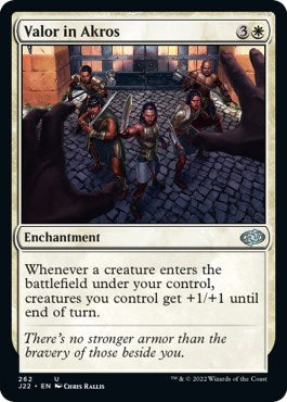 Valor in Akros (Jumpstart 2022) Light Play