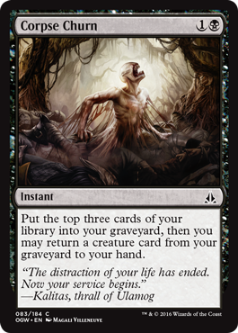 Corpse Churn (Oath of the Gatewatch) Light Play