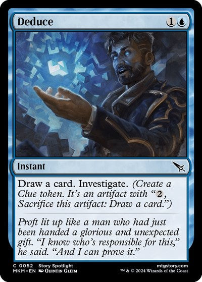 Deduce (Murders at Karlov Manor) Light Play Foil