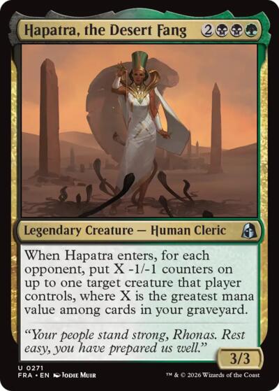 Hapatra, the Desert Fang (Reality Fracture) Light Play