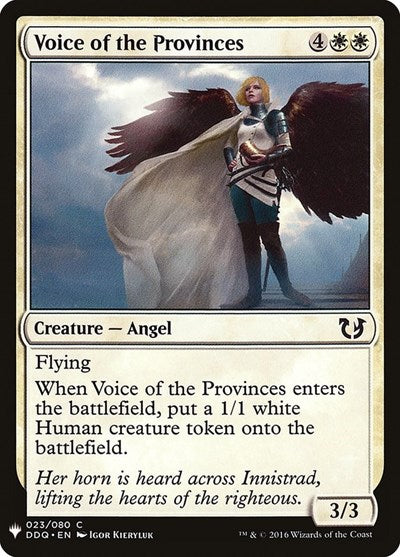 Voice of the Provinces (Mystery Booster) Light Play