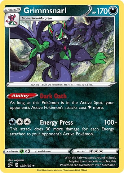 Grimmsnarl (SWSH02: Rebel Clash) Medium Play Holofoil