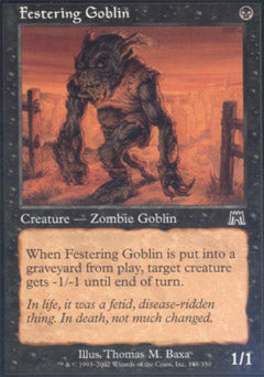 Festering Goblin (Onslaught) Light Play