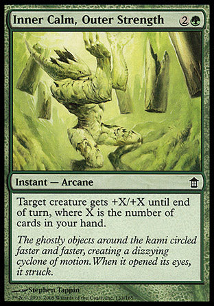 Inner Calm, Outer Strength (Saviors of Kamigawa) Light Play