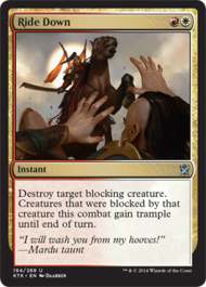 Ride Down (Khans of Tarkir) Light Play