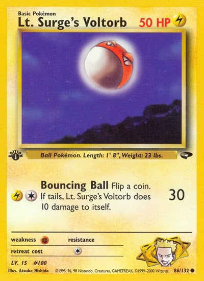 Lt. Surge's Voltorb (Gym Challenge) Light Play