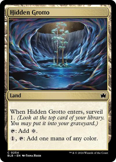 Hidden Grotto (Bloomburrow) Light Play