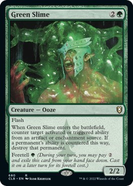Green Slime (Commander Legends: Battle for Baldur's Gate) Light Play