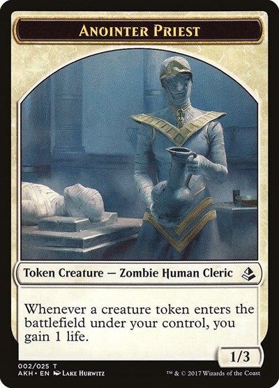 Anointer Priest Token (Amonkhet) Light Play