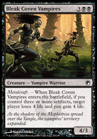 Bleak Coven Vampires (Scars of Mirrodin) Heavy Play