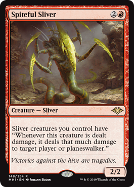 Spiteful Sliver (Modern Horizons) Light Play
