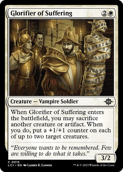 Glorifier of Suffering (The Lost Caverns of Ixalan) Light Play Foil