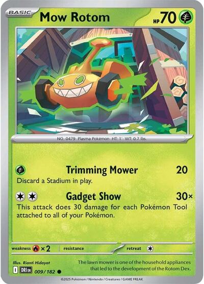 Mow Rotom (SV10: Destined Rivals) Light Play Reverse Holofoil