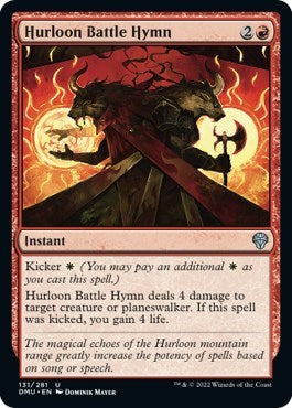 Hurloon Battle Hymn (Dominaria United) Light Play Foil