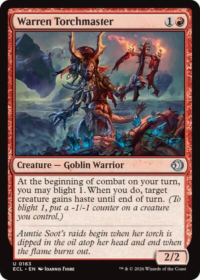 Warren Torchmaster (Lorwyn Eclipsed) Light Play