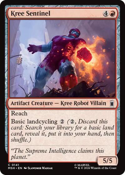 Kree Sentinel (Marvel Super Heroes) Light Play
