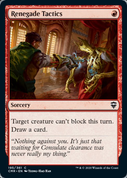 Renegade Tactics (Commander Legends) Light Play