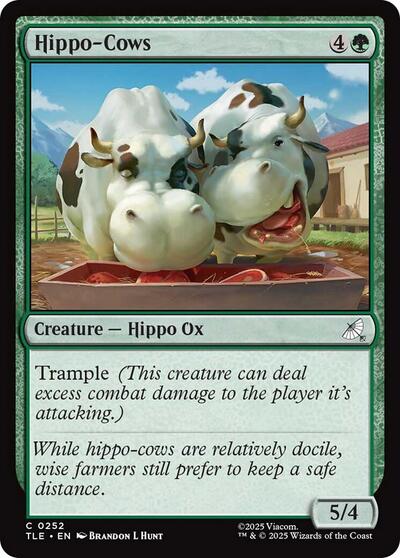 Hippo-Cows (Avatar: The Last Airbender: Eternal-Legal) Light Play Foil