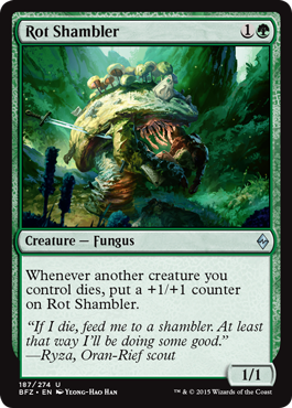 Rot Shambler (Battle for Zendikar) Light Play