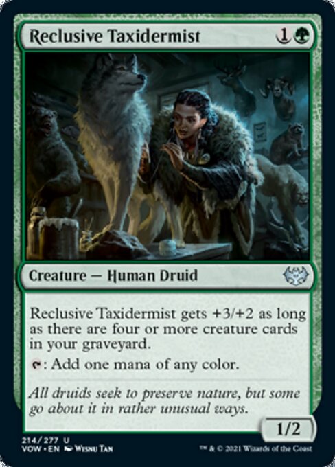 Reclusive Taxidermist (Innistrad: Crimson Vow) Light Play