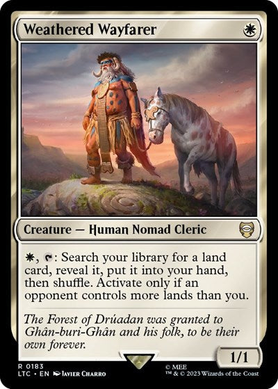 Weathered Wayfarer (Commander: The Lord of the Rings: Tales of Middle-earth) Light Play