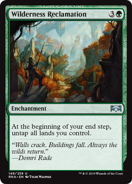 Wilderness Reclamation (Ravnica Allegiance) Light Play Foil