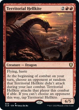 Territorial Hellkite (Commander Legends: Battle for Baldur's Gate) Light Play