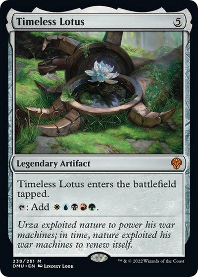 Timeless Lotus (Dominaria United) Light Play Foil