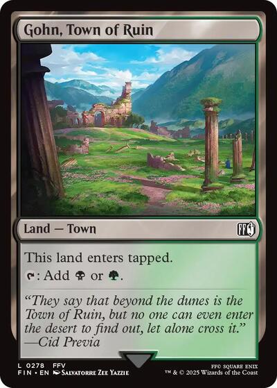 Gohn, Town of Ruin (Universes Beyond: FINAL FANTASY) Light Play