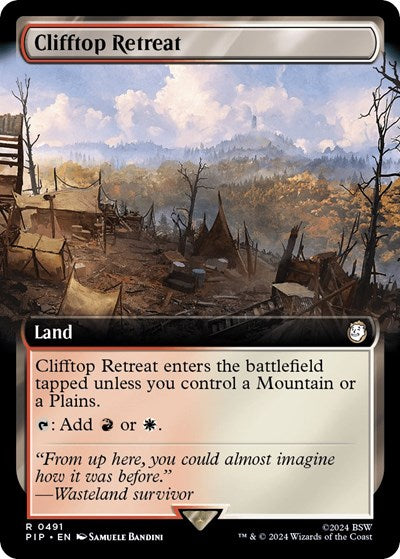 Clifftop Retreat (Extended Art) (Universes Beyond: Fallout) Light Play