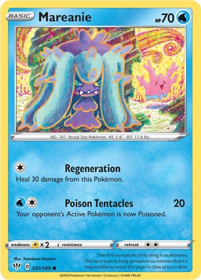 Mareanie (SWSH03: Darkness Ablaze) Light Play