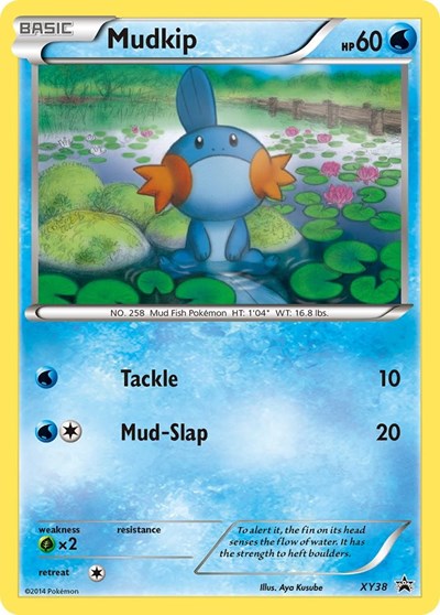 Mudkip - XY38 (XY Promos) Damaged / Poor Holofoil