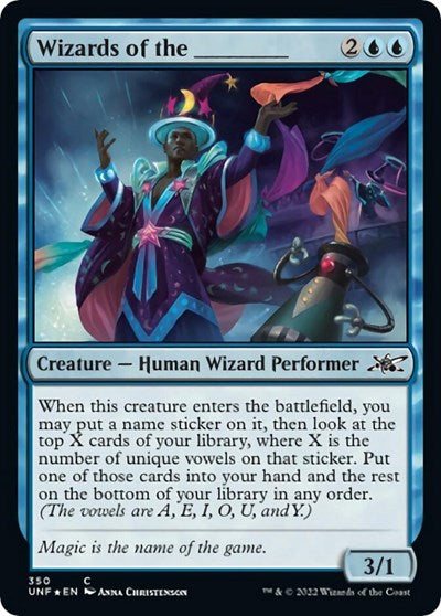 Wizards of the _______ (Unfinity) Light Play