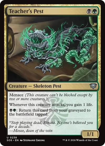 Teacher's Pest (Secrets of Strixhaven) Light Play