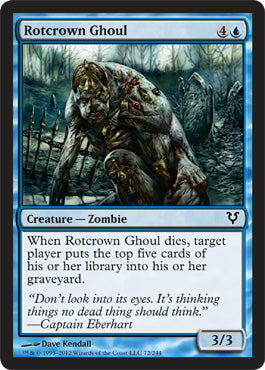 Rotcrown Ghoul (Avacyn Restored) Light Play Foil