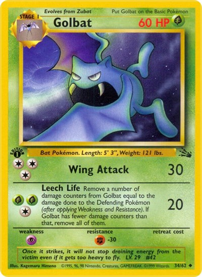 Golbat (Fossil) Medium Play