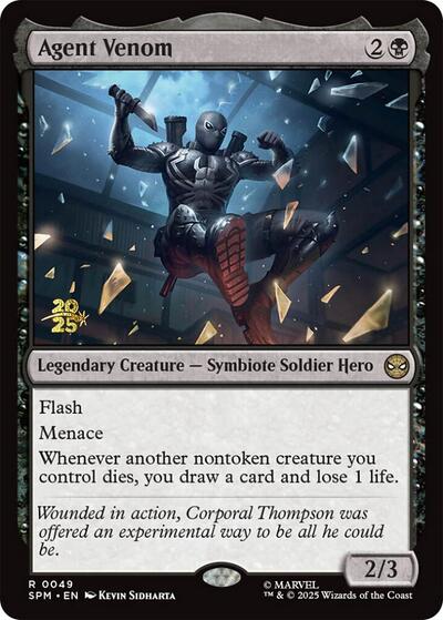 Agent Venom (Promos: Prerelease Cards) Light Play Foil