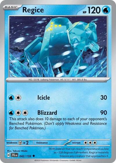 Regice (SV09: Journey Together) Light Play