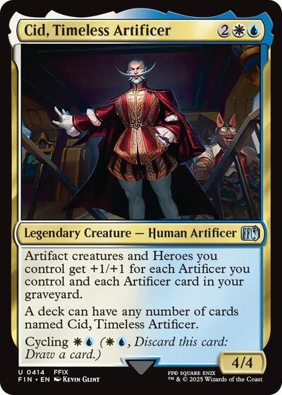 Cid, Timeless Artificer (0414) (Universes Beyond: FINAL FANTASY) Light Play